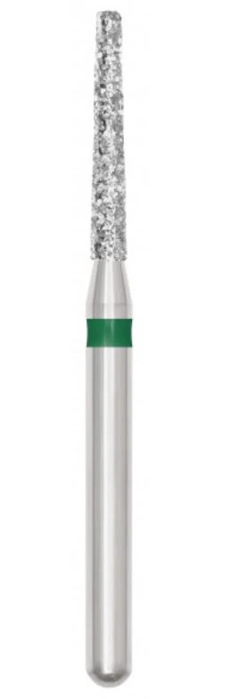 SS White Revelation Diamond Bur 847-014C, Coarse Grit, Flat End Cone, Friction Grip, 1.4 mm Diameter, 5/Pk