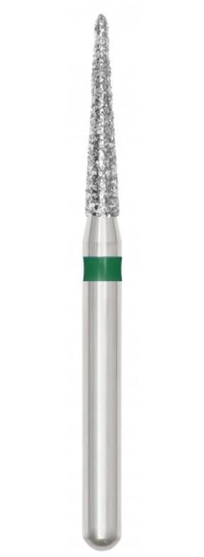 SS White Revelation Diamond Bur #858-014C, Coarse, Cone Round End, Friction Grip, 5/Pk