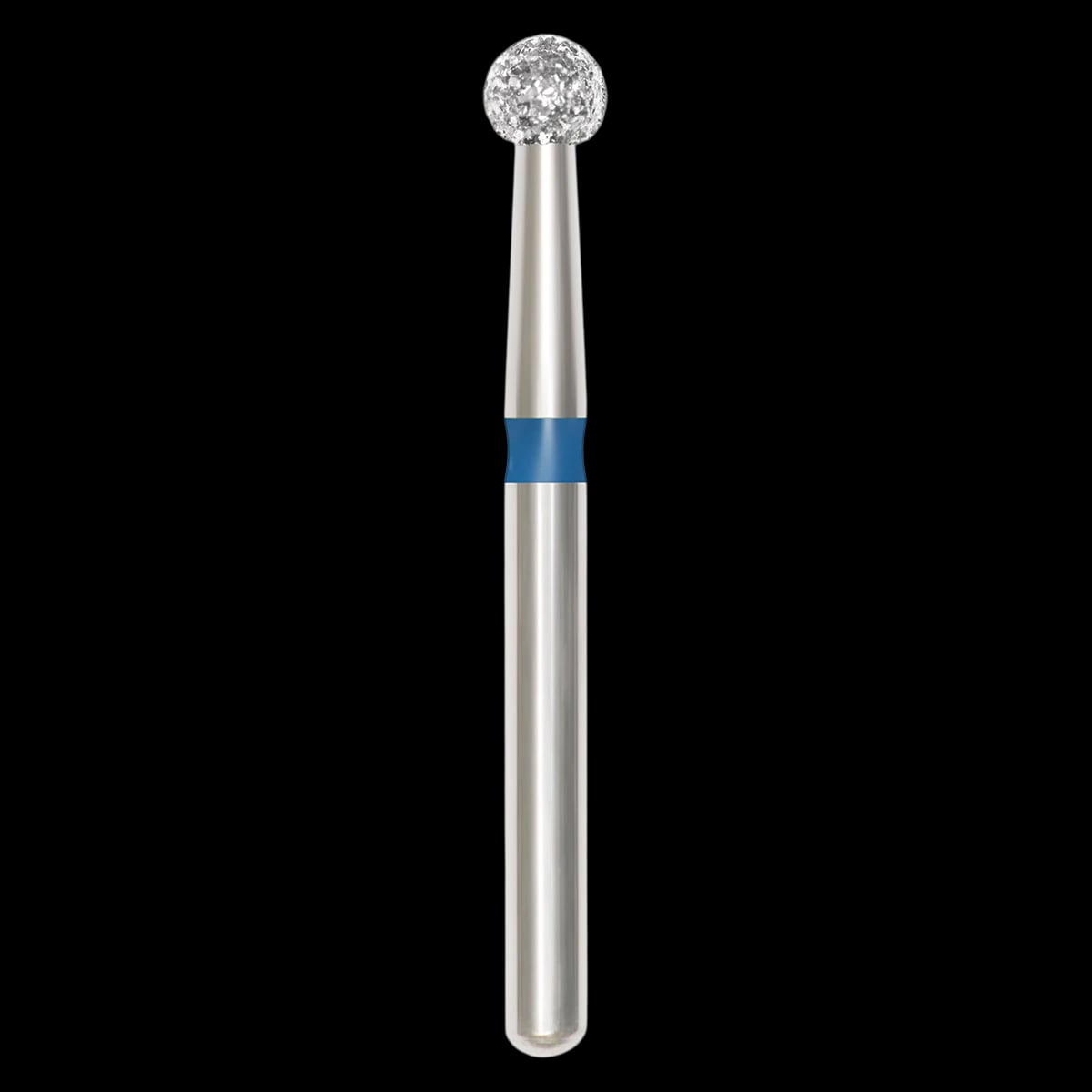 SS White Revelation Diamond Bur, Friction Grip, Medium Grit, Round Shape, 2.3 mm, 5/Pk, 801-023M