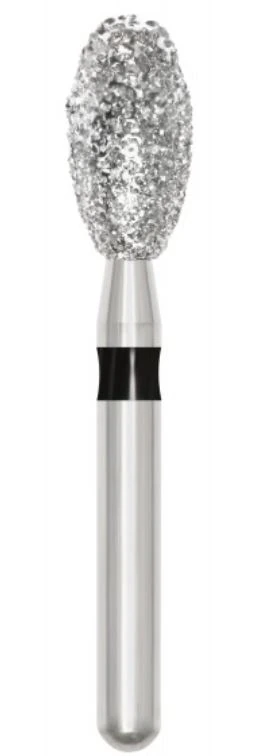 SS White Revelation Diamond Bur, FG, Medium, Pear Shape, #830/010M, 5/Pack