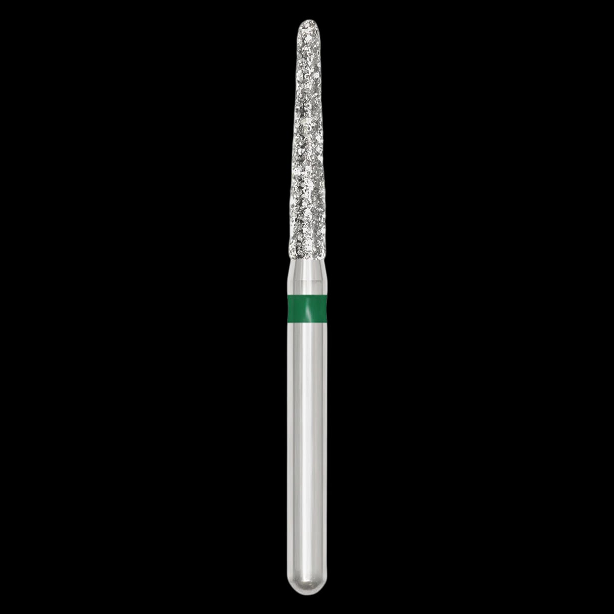 SS White Revelation Diamond Bur 856L-014C, Coarse, Round End Taper, Friction Grip, Long, 5/Pk