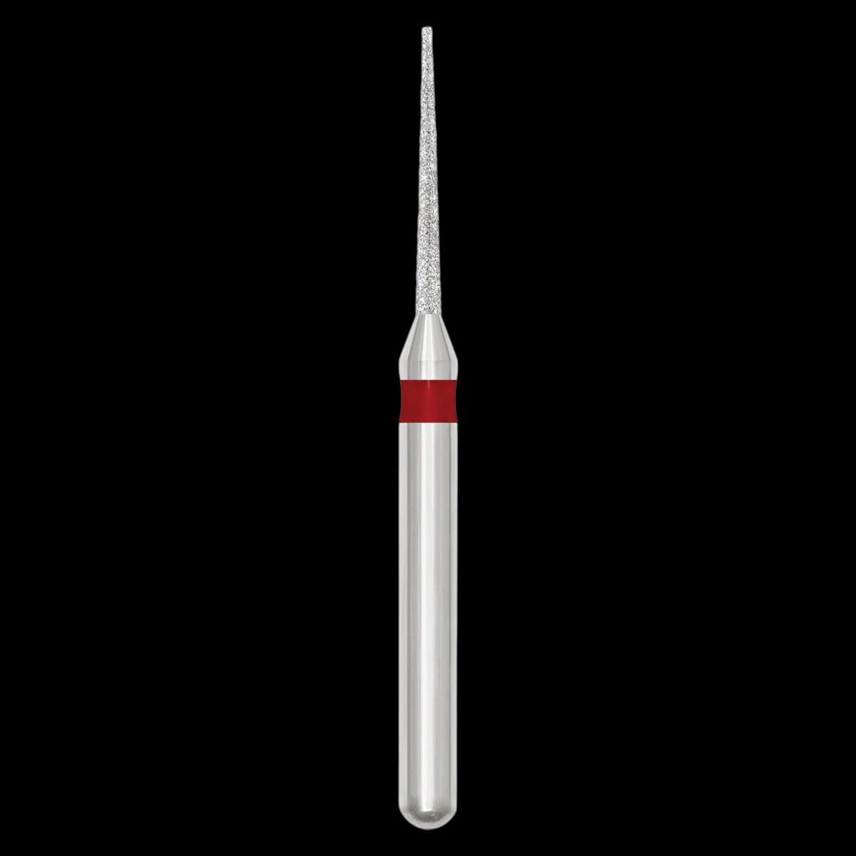 SS White Revelation Diamond Bur 858-008F, Fine Grit, Friction Grip, Needle Shape, 5/Pk