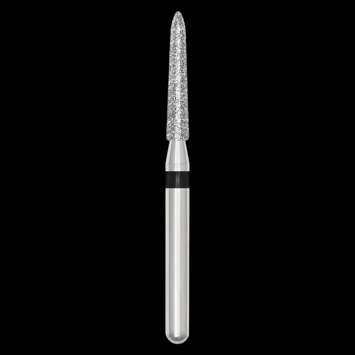 SS White Revelation Diamond Bur 878K-016SC-S, Friction Grip Short Shank, Super Coarse, Curettage Shape, 5/Pk