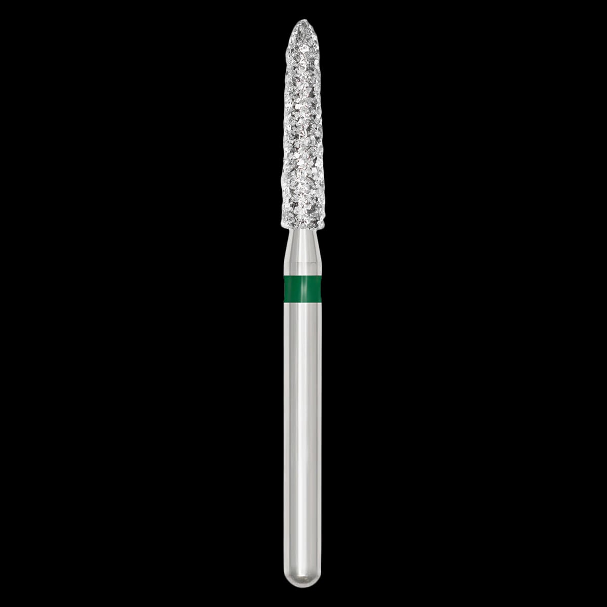 SS White Revelation Diamond Bur 878K-018C, Coarse Grit, Curettage Shape, Friction Grip, 5/Pk, 91367-5