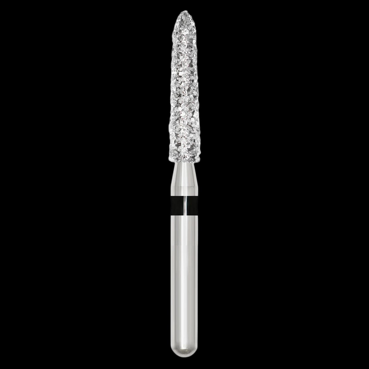 SS White Revelation Diamond Bur 878K-018SC-S, Friction Grip, Super Coarse, Curettage Modified Chamfer, Short Shank, 5/Pk, 91369-5