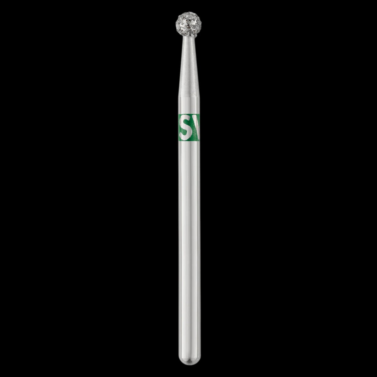 #801/020 Medium Express Line Lab Diamond Bur Round HP, 44.5mm, Pack of 5