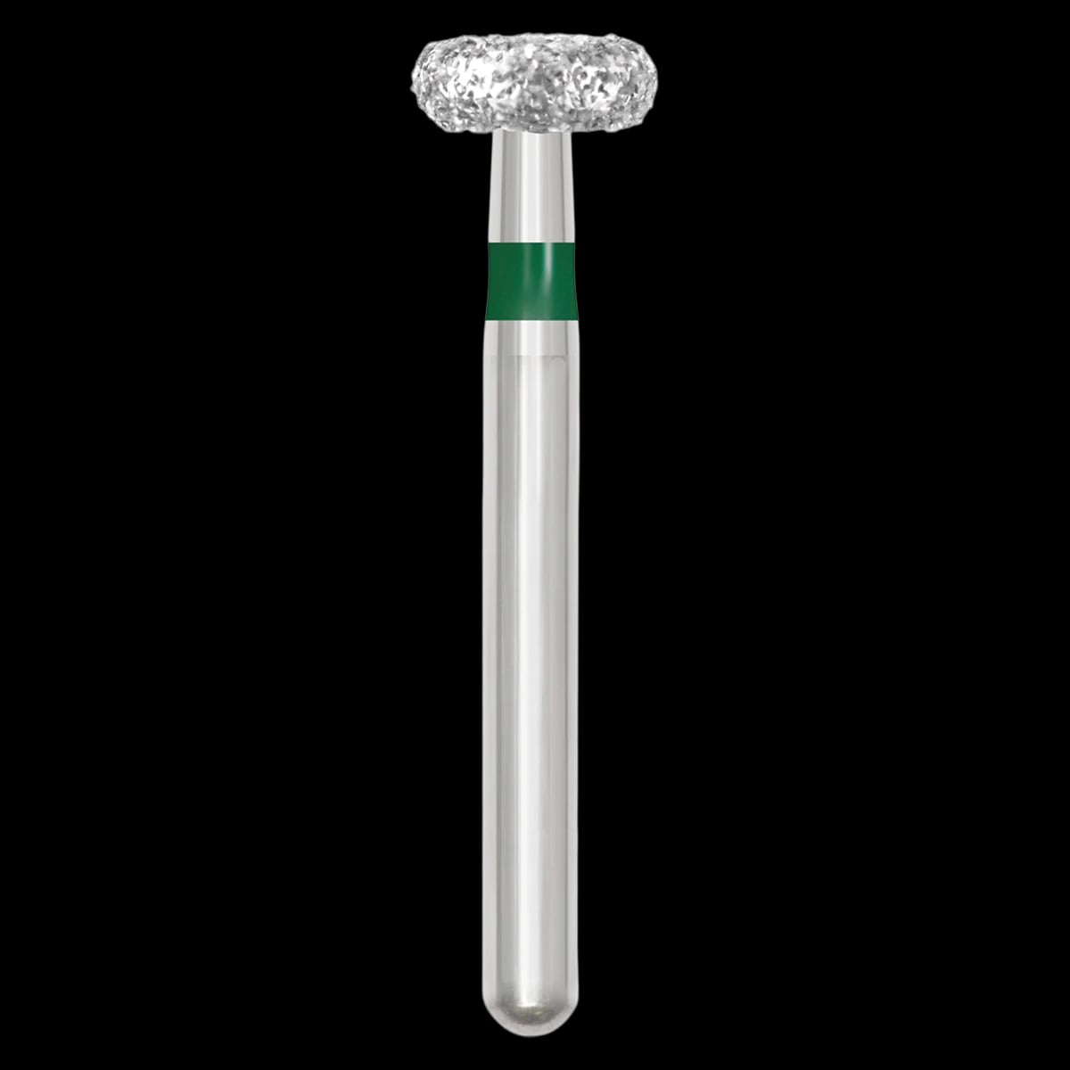 SS White Revelation Diamond Bur, Friction Grip, Short Shank, Coarse, Wheel Shape, 909-040C-S, 5/Pack