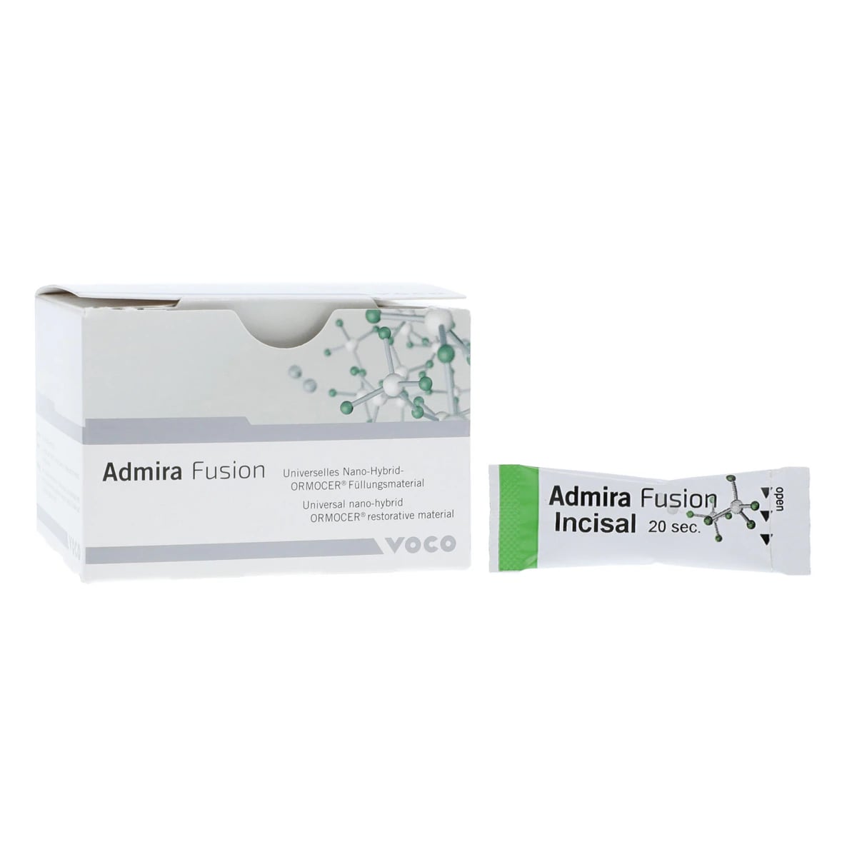 Admira Fusion Universal Nano-ORMOCER Restorative Capsules, 0.2 g, Mixed Shades (B1, C2, D3, BL, I), Pack of 15