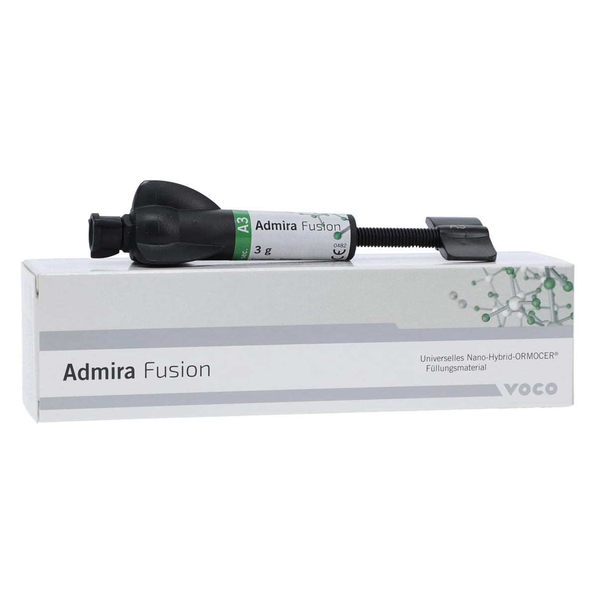 Admira Fusion Universal Nano-ORMOCER Restorative Syringe, Shade A3, 3g, Refill