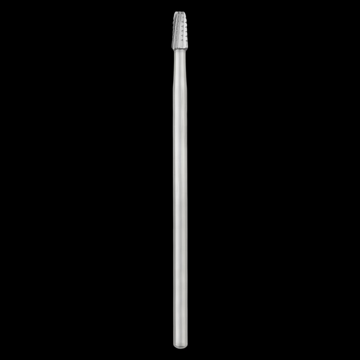 SS White #1703L Oral Surgery Carbide Bur, Round End Tapered Fissure Cross Cut, HP Shank #5, 59 mm Length, 2.1 mm Diameter, Sterile, 10/Pkg