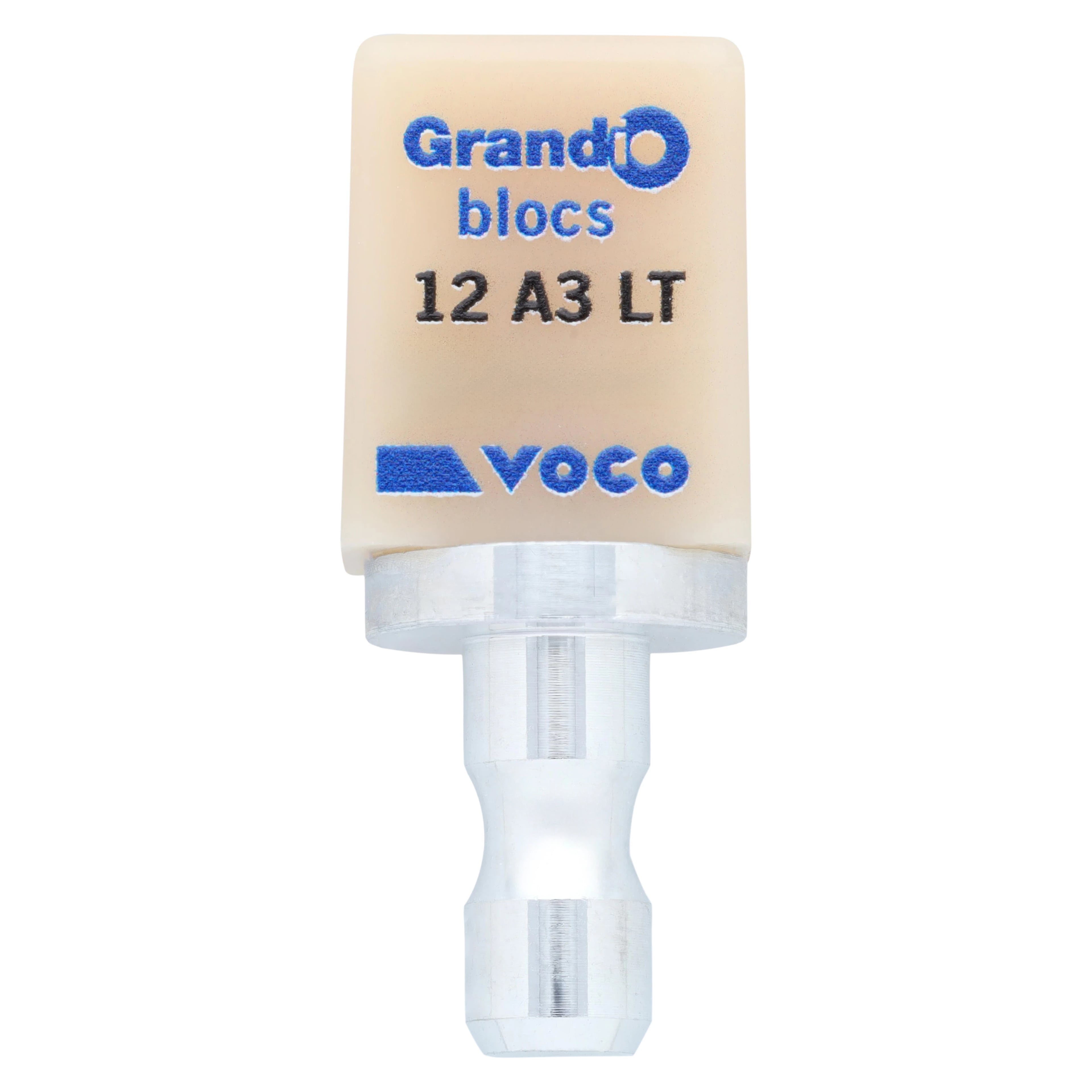 Grandio Blocs Universal Nano-Ceramic Hybrid CAD/CAM Milling Blocks, Low Translucency, Size 12, Shade A3, 5/Pkg