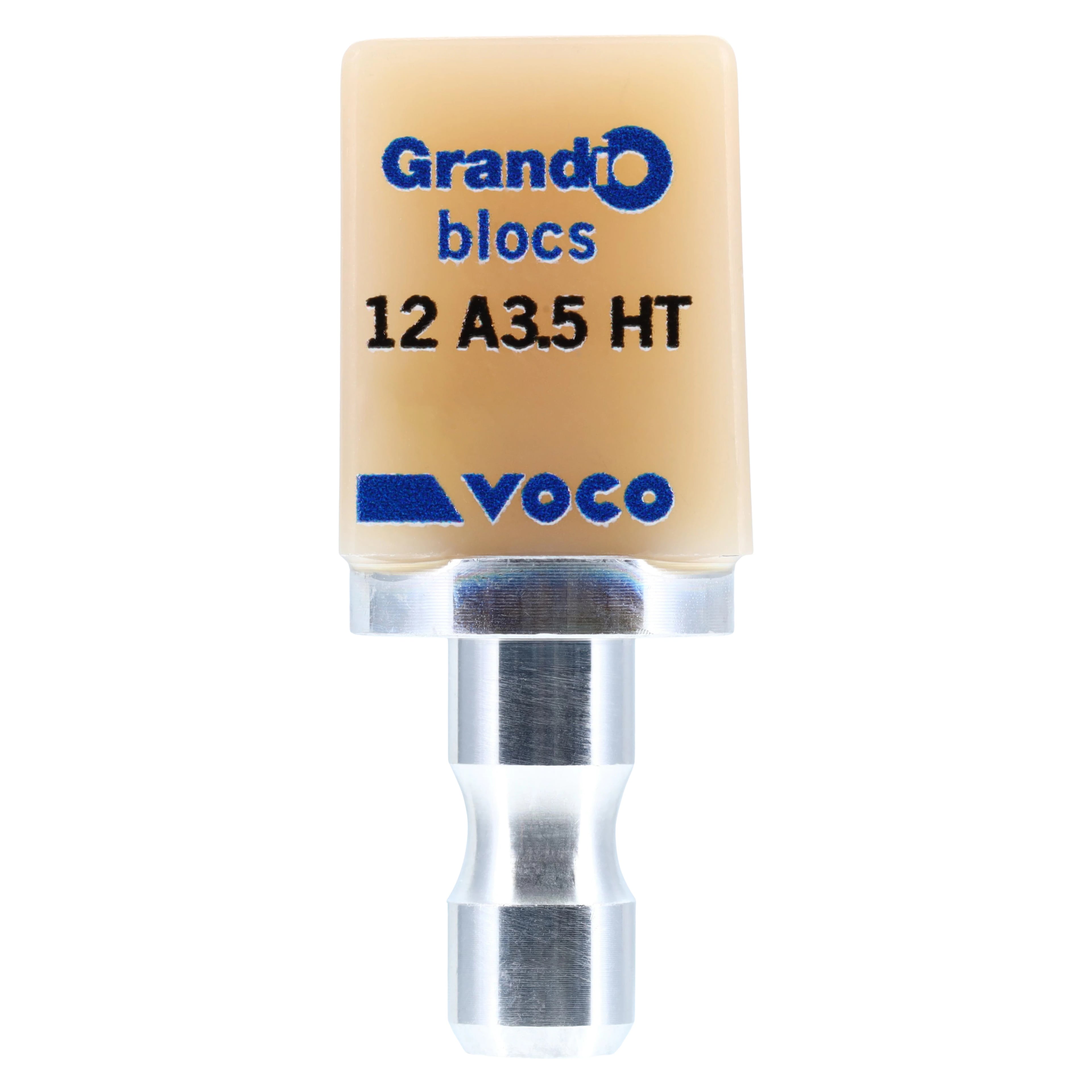 Grandio Blocs Universal Nano-Ceramic Hybrid CAD/CAM Milling Blocks, High Translucency, Size 12, Shade A3.5, 5/Pkg