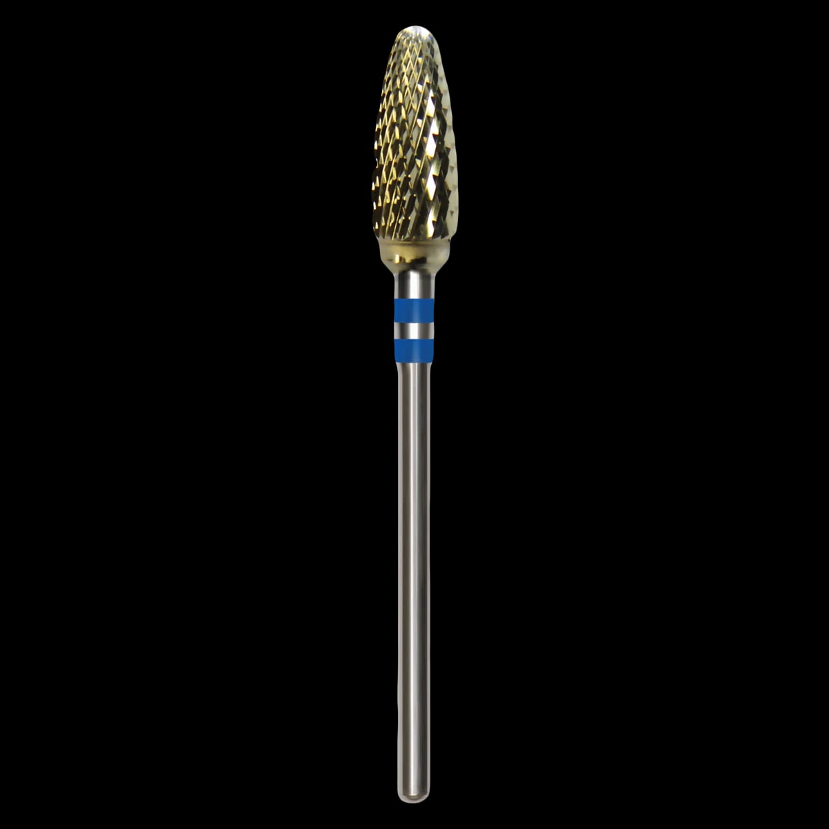 SS White Great White Lab Series Carbide Bur, E Series, Round-End Taper Cross Cut, HP (2.35mm Shank), 6.0mm Head Diameter, 14.0mm Cut Length, GW251-060E-4 (ISO 275)