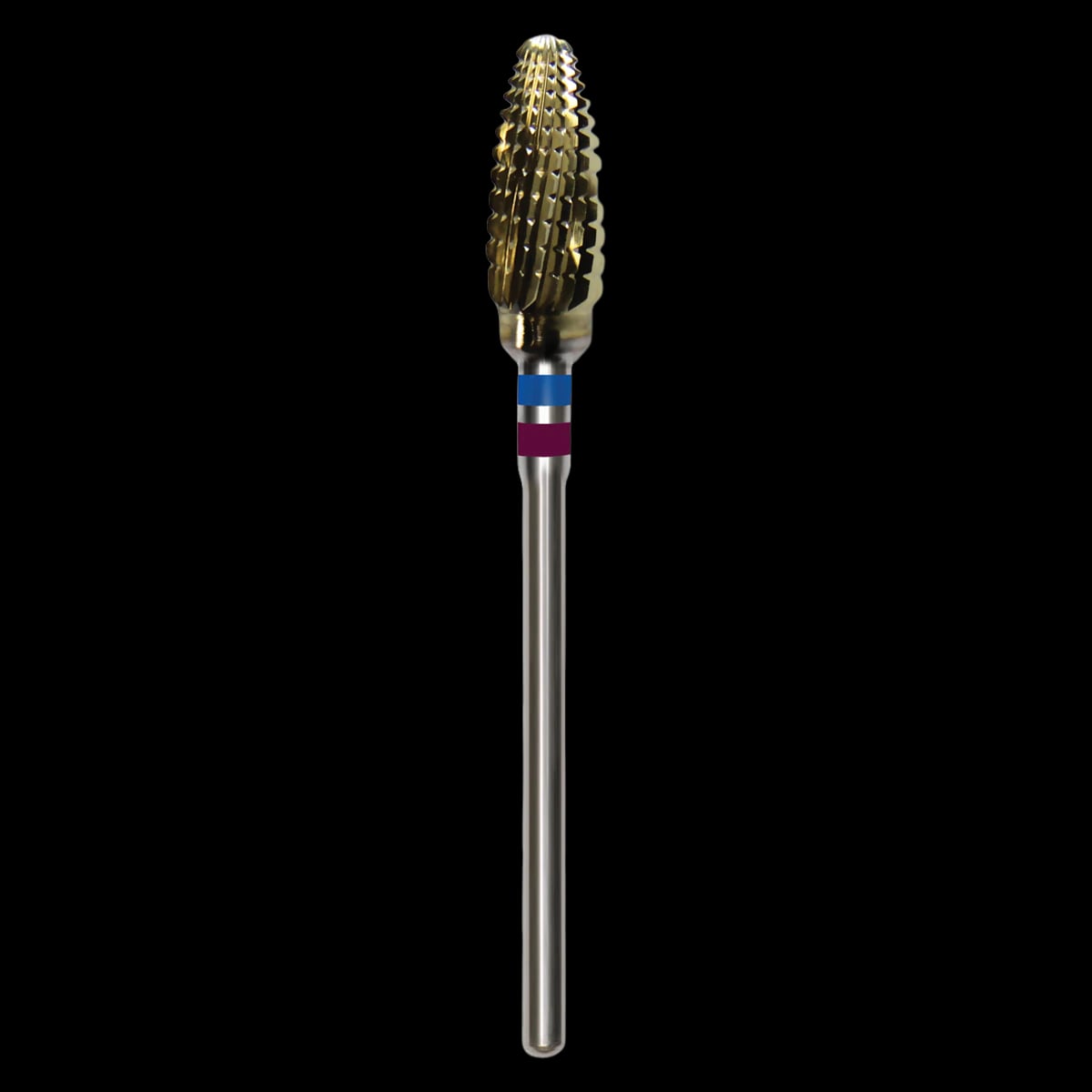 Great White Lab Series Carbide Bur, GSQ Series, ISO 275, Cross Cut, HP Shank, 060 Head Diameter, GW251-060GSQ-4