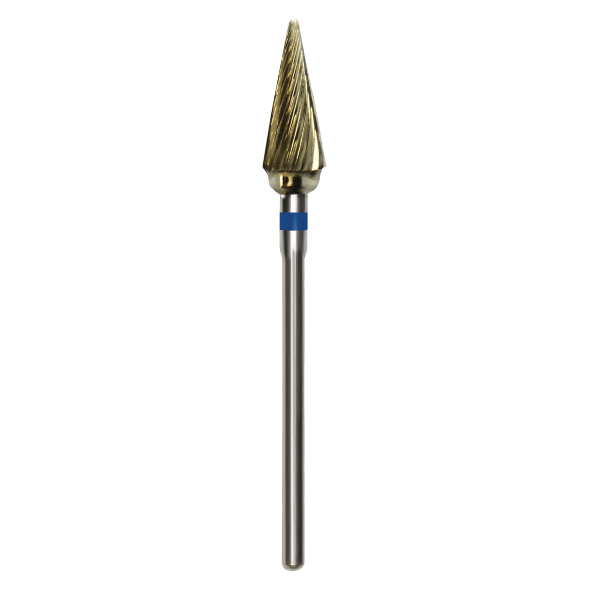 Great White Lab Series Carbide Bur, M Series, ISO 201, Spiral Fluted, 060 Head Diameter, HP Shank, GW257-060RM-4