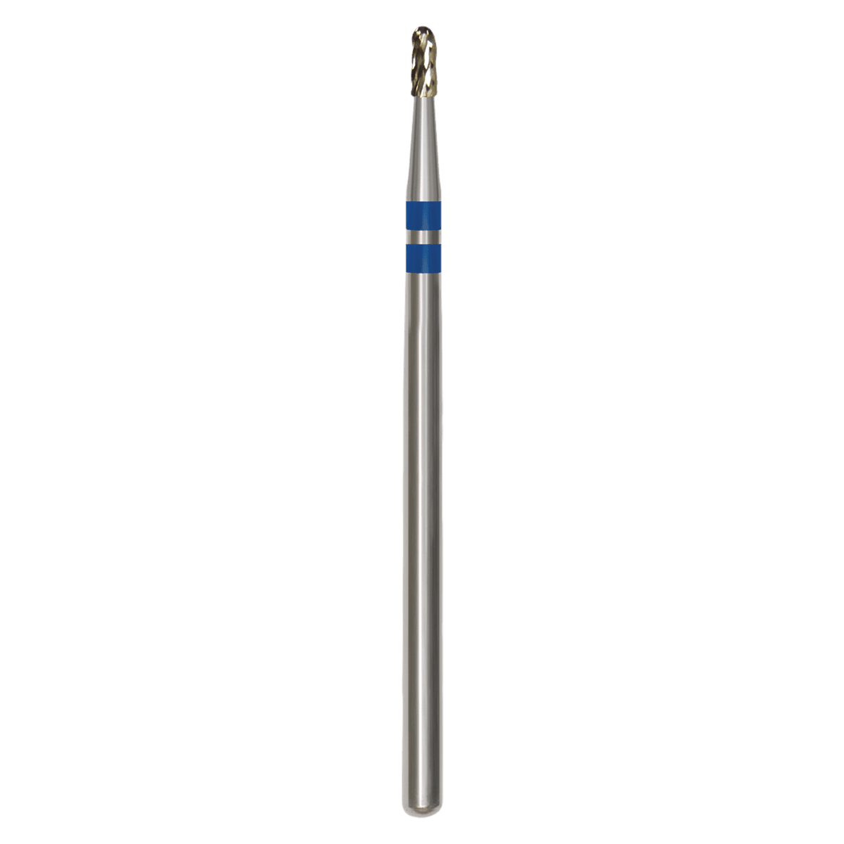 Great White Lab Series Carbide Bur, E Series, Round-End Taper Cross Cut, ISO 139, HP Shank, 1.4mm Head Diameter, 4.0mm Head Length, GW129-014E-4