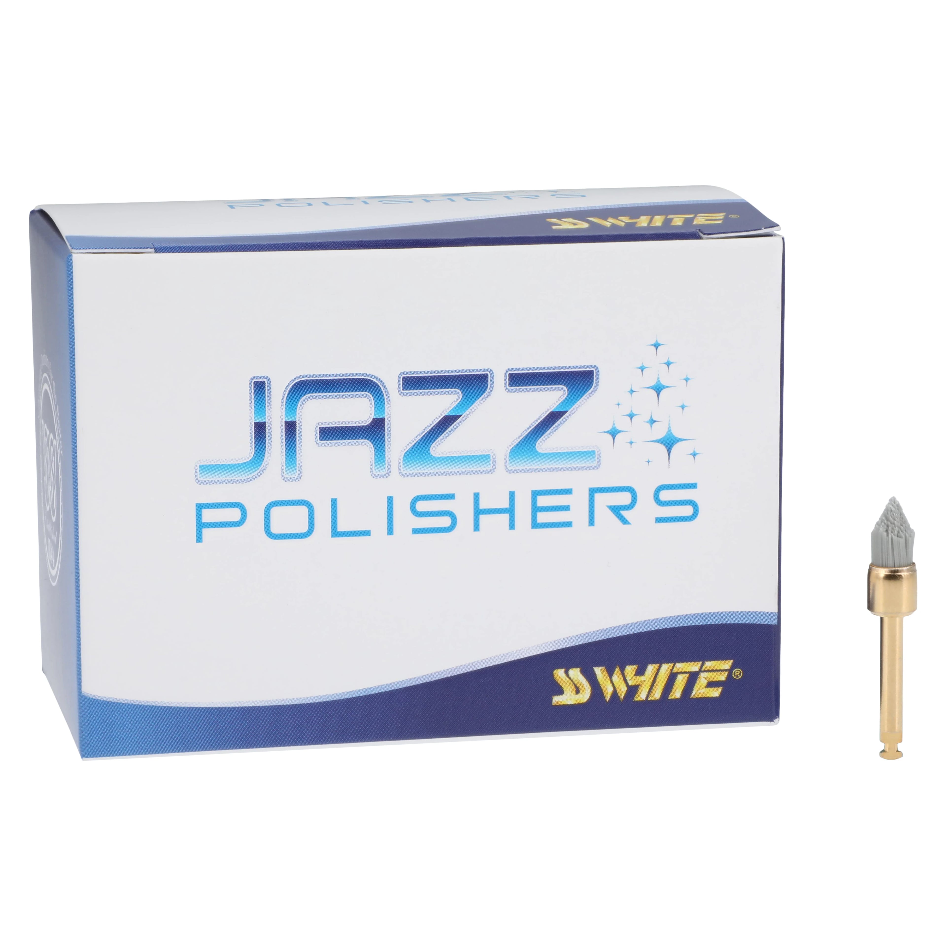 Jazz Pro Brush Polisher PMC2S, Medium Flame/Brush, Diamond Impregnated, RA Latch-Type, 3/Pkg, 89122
