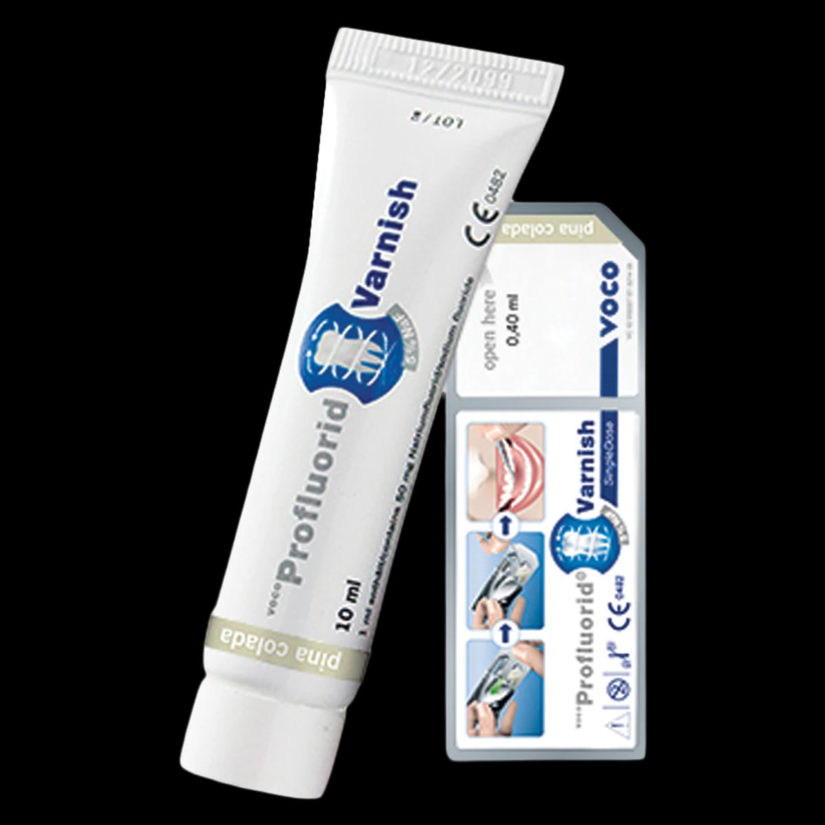 VOCO Profluorid Varnish, 5% Sodium Fluoride, 10 mL Tube, Pina Colada Flavor