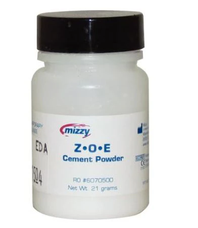 Keystone Mizzy ZOE Cement Kit #4, Powder & Liquid, 21g Powder / 7.5mL Liquid, 1/Pkg, 6070520