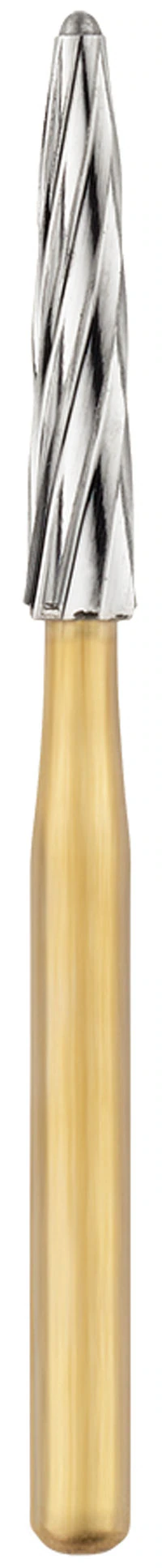 SS White Endo Safe End Carbide Bur, FG, Taper Round End, 1.8 mm Head Diameter, 24 mm Overall Length, 5/Pkg, ESE-018, 16042-5