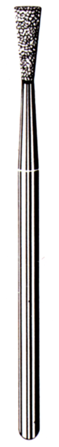 SS White Express Line Lab Diamond Bur, Inverted Cone, Medium Grit, HP (Straight Handpiece), 806-030, 44.5 mm, Pack of 5