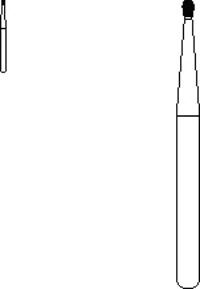 SS White FG #329 Pear Carbide Bur, Friction Grip, 10/Pk, 14999