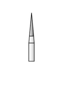 Revelation Diamond Bur #852-012UF, Ultra Fine, Round End Cone, Friction Grip, 1.2 mm Diameter, 5/Pk