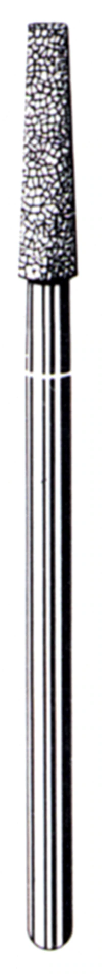 SS White Express Line Lab Diamond Bur, Cone Flat End, Medium Grit, HP, 848-030, Pack of 5