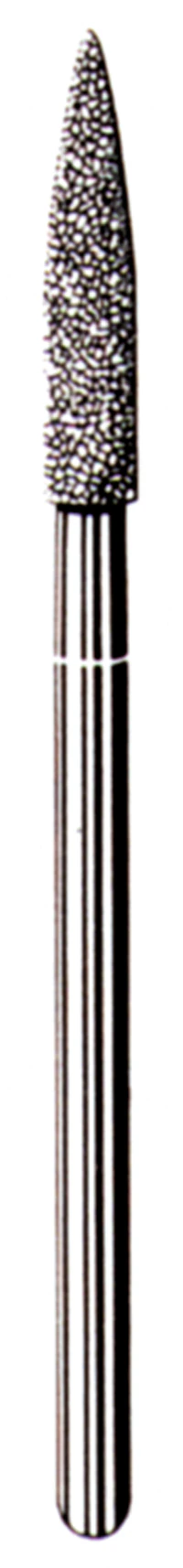 SS White Express Line Lab Diamond Bur, Flame HP, Medium Grit, 863-030, Pack of 5