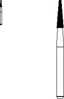 SS White Safe End Series SE6-20 Carbide Trimming & Finishing Bur, 20-Blade, 6 mm Head Length, Friction Grip, 5/Pkg, 16032-5