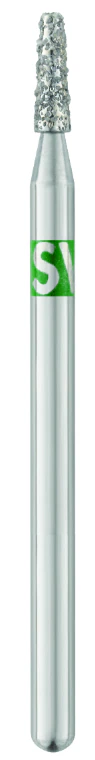 SS White #854/040 Medium Express Line Lab Diamond Bur Cone Flat End HP, 44.5mm, Pack of 5