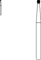 SS White Standard Operative Carbide Bur, FG, Pear, #2P, 1.0 mm Diameter, 1.3 mm Length, 100/Pk, 13003