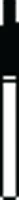 Piranha® 2X Single Patient Use Turbo Double Action Diamond Burs – FG, Medium, Blue, 5/Pkg - Tapered Fissure Round End, #856-020-2X, 2.0 mm Head Diameter, 8.0 mm Head Length