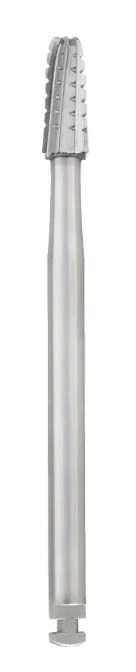 SS White #1703 Surgical Length Carbide Bur, RA Latch, Round End Tapered Fissure Cross Cut, 2.1 mm Diameter, 5/Pkg, 14175-5
