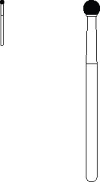 SS White FGSL #8 Round Surgical Length Carbide Bur, Friction Grip, 2.3 mm Head, 5/Pk, 14008-5