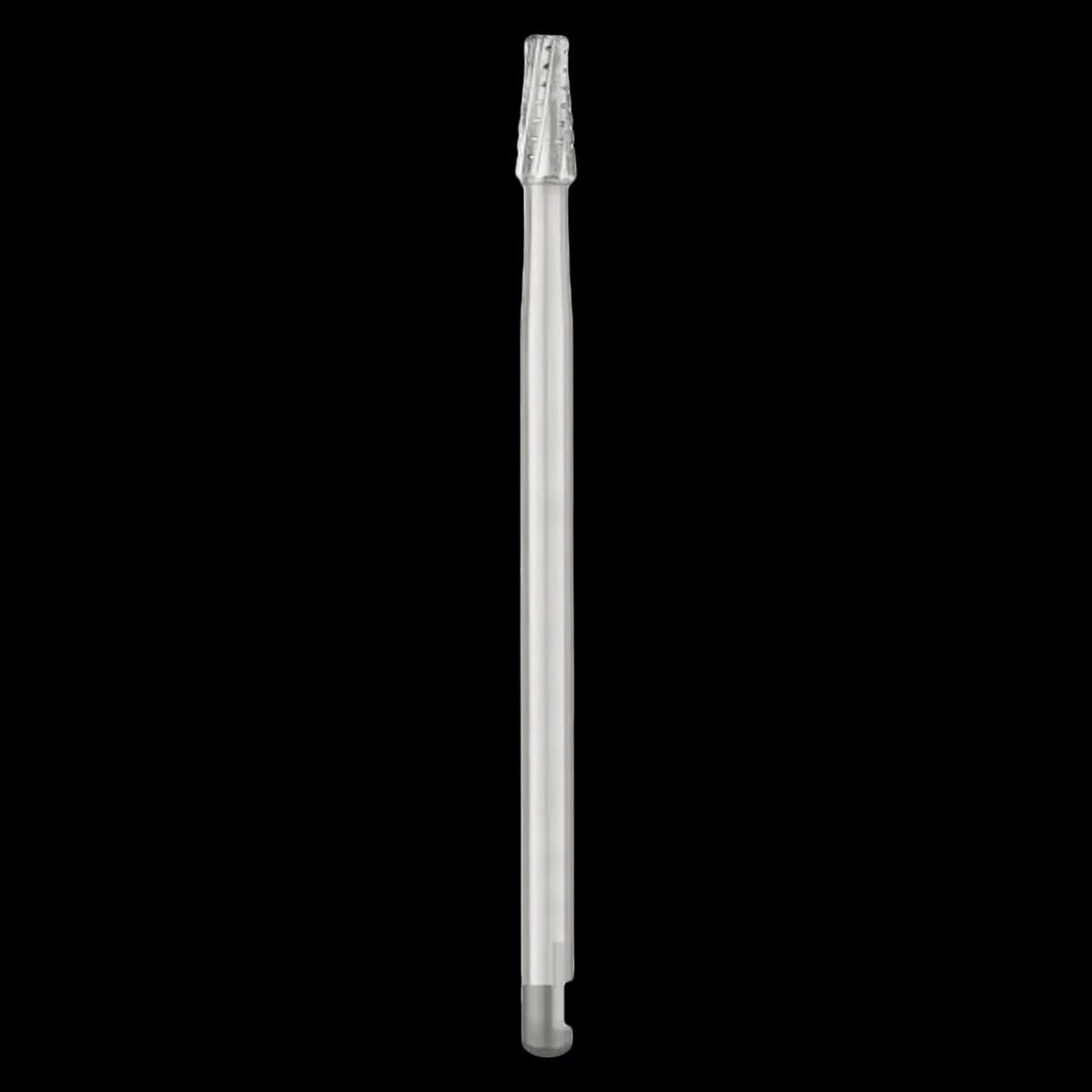 SS White #703L Oral Surgery Carbide Bur, Cross Cut Fissure, J-Notch, Shank #6 (HP), 2.1 mm Diameter, 44.5 mm Length, Sterile, 10/Pk, 30006