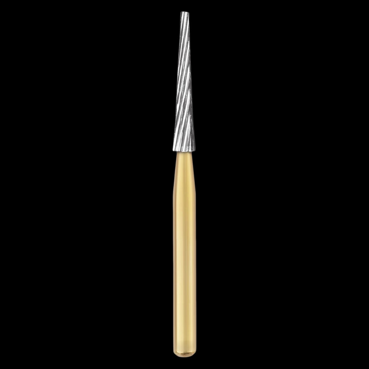 SS White T&F 12-Blade Trimming & Finishing Carbide Bur, FG, Cone, #7205, 5/Pack (15205-5)