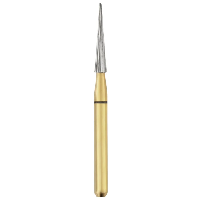 SS White Safe End Series SE8-10 Carbide Finishing Bur, 10-Blade, Friction Grip, 8 mm, 5/Pk, 16009-5