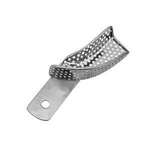 East West Instruments Metal Impression Tray, Upper Left Partial, Perforated