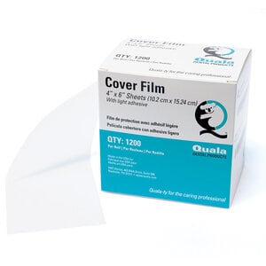 Quala Universal Cover Film Clear Roll, 4" x 6", 1200 Sheets per Roll