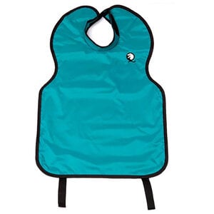 Quala Lead Free Adult X-Ray Apron with Collar, Teal