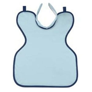 Quala Lead Free Child X-Ray Apron with Collar, Medium Blue