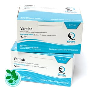 Quala 5% Sodium Fluoride Varnish, Mint, Unit Dose 0.5 mL, Box of 50