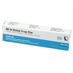 Quala D-Speed Intraoral Dental X-Ray Film, Size 0 (Child), 100/Pk