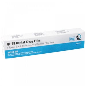 Quala F-Speed Intraoral Dental X-Ray Film, Size #2, Single Film, 150/Pk