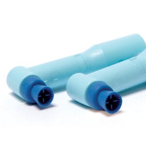 Quala Disposable Prophy Angle, Long Soft Cup, Blue, Latex-Free, 500/Pk, Q2029-7