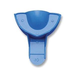 Advance Premium Impression Trays Anterior #10 Solid Upper Blue, Pkg/12