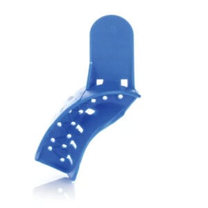 Advance Premium Impression Trays, Partial #8S, Perforated, Upper Left / Lower Right, Blue, Pack of 12