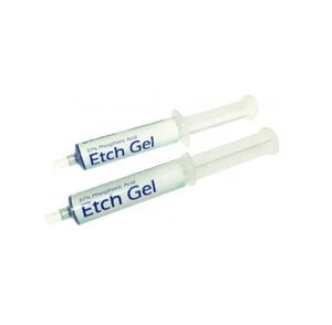 Advance 37% Phosphoric Acid Etch Gel Syringe, Jumbo 25 mL, Pack of 2 with Tips
