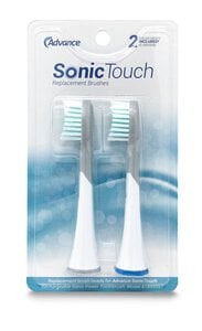 Advance SonicTouch Toothbrush Replacement Brush Head, 2-Pack